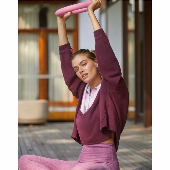 FP Movement Split Second Crop Half Zip Sweatshirt - Picture 3 of 10